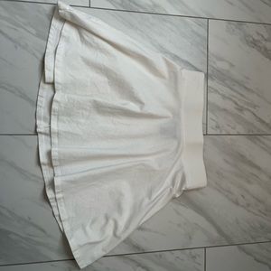 White Skater Skirt